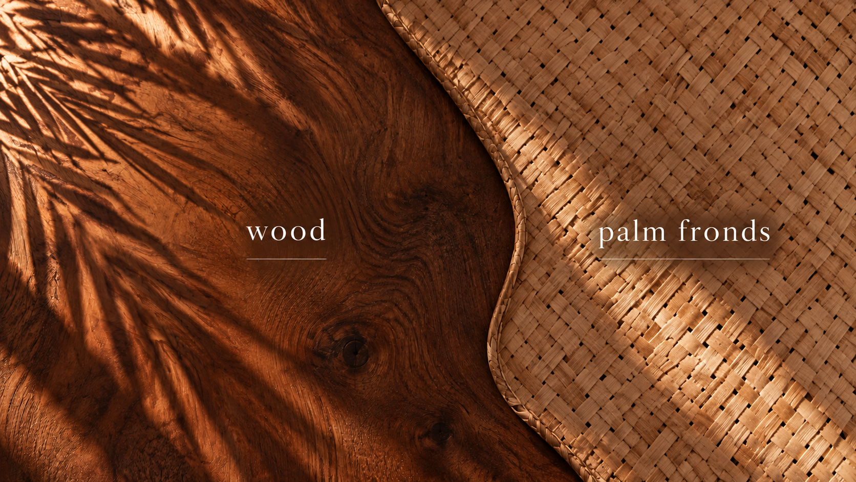 Wood and Palm Fronds production reference